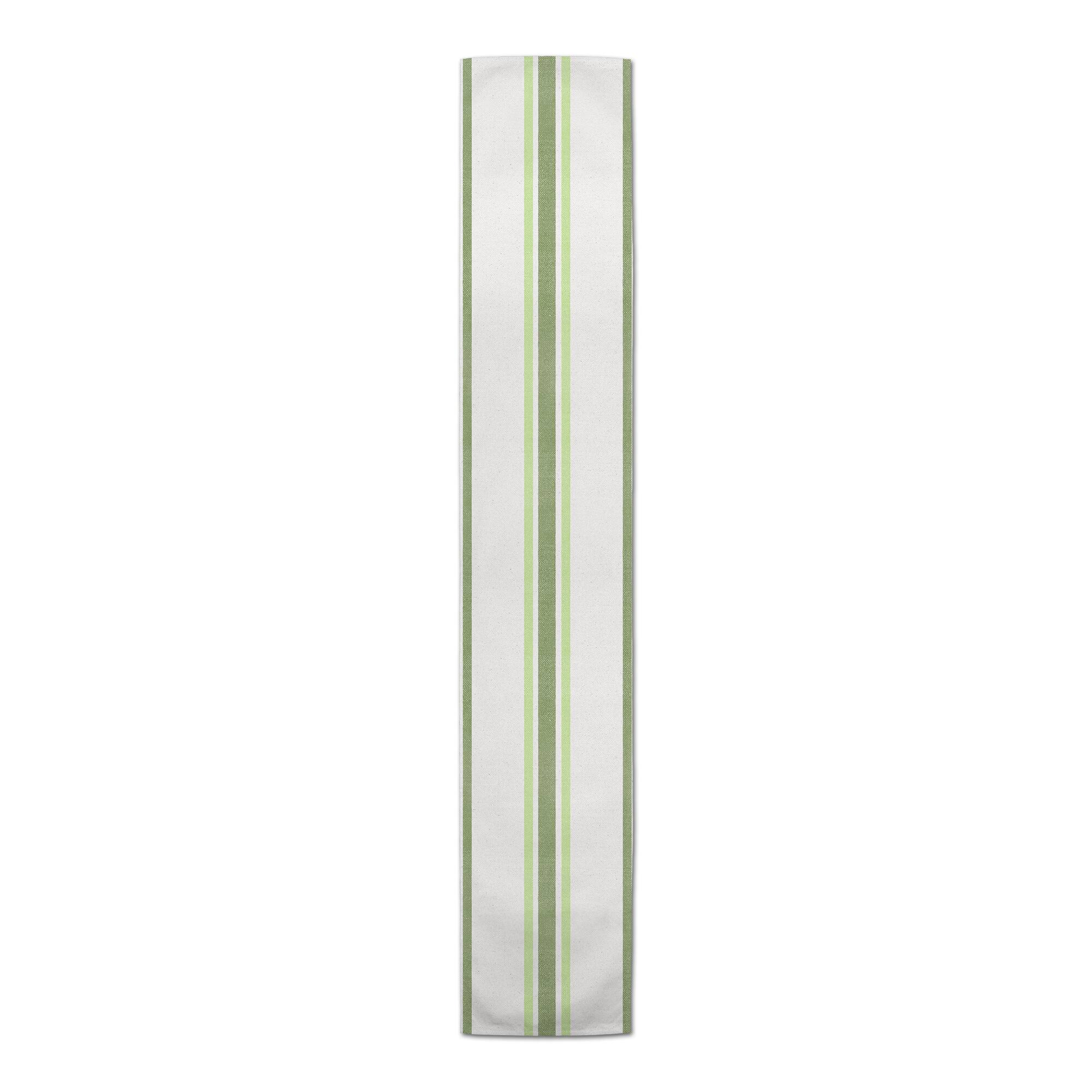 Market Stripes Runner 1 16" x 72" Cotton Twill Runner